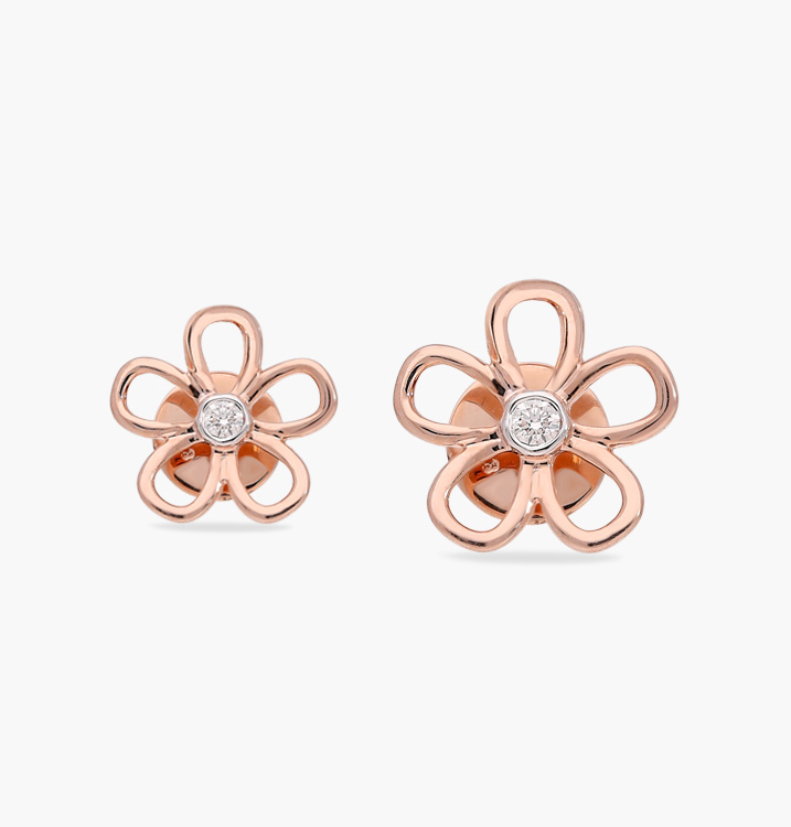 the mirthful flower earring